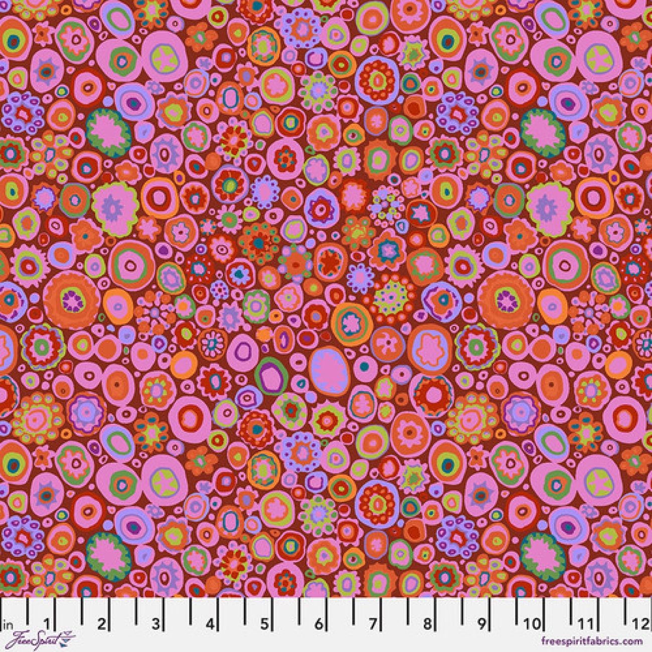 Patchwork Baumwolle - Kaffe Fassett - Paperweight - Paprika